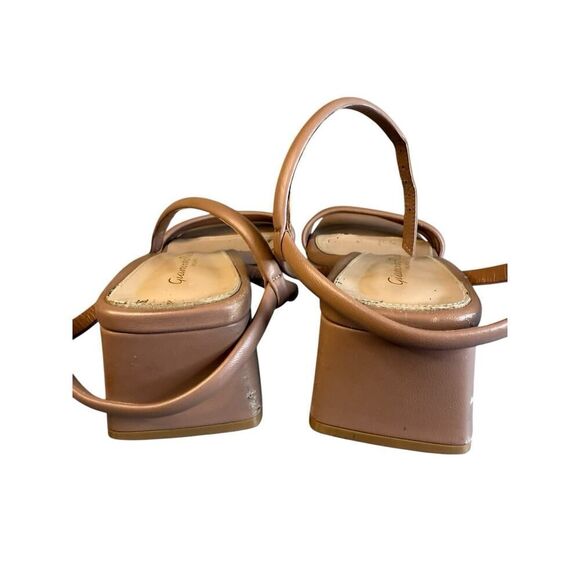 Gianvito Rossi Lena 45 leather Sandals in Blush Pink sz 39.5 - Picture 10 of 14